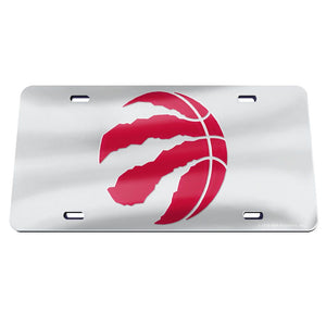 Toronto Raptors Chrome Acrylic License Plate
