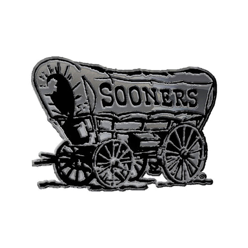 Oklahoma Sooners Chrome Auto Emblem Boomer Sooner