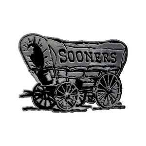 Oklahoma Sooners Chrome Auto Emblem Boomer Sooner