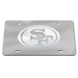 San Francisco 49ers Frosted Acrylic License License Plate