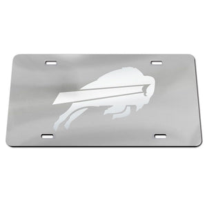 Buffalo Bills Frosted Chrome Acrylic License Plate
