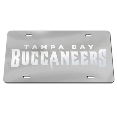 Tampa Bay Buccaneers Frosted Wordmark License Plate