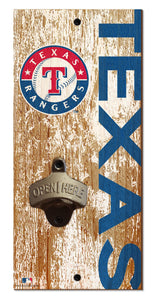 Texas Rangers Distressed Bottle Opener