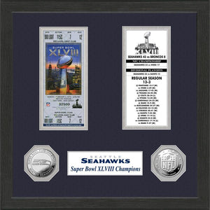 Seattle Seahawks Super Bowl Ticket Collection