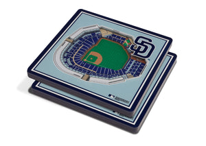 San Diego Padres 3D StadiumViews Coaster Set