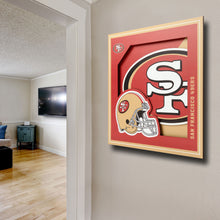 San Francisco 49ers 3D Logo Series Wall Art - 12"x12"