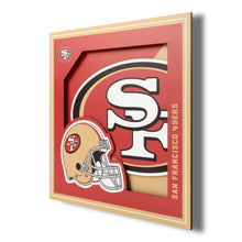 San Francisco 49ers 3D Logo Series Wall Art - 12"x12"