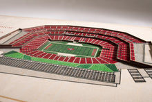 san francisco 49ers levi stadium 3d stadiumview wall art