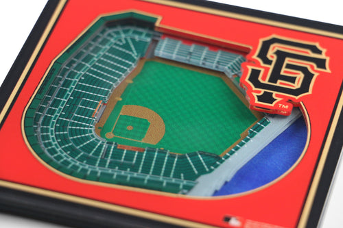 San Francisco Giants 3D StadiumViews Coaster Set