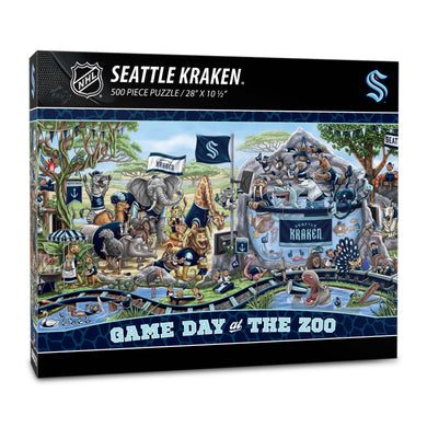 Seattle Kraken Game Day At The Zoo 500 Piece Puzzle