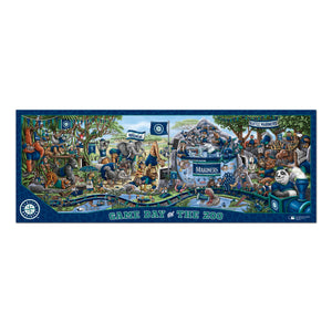 Seattle Mariners Game Day At The Zoo 500 Piece Puzzle