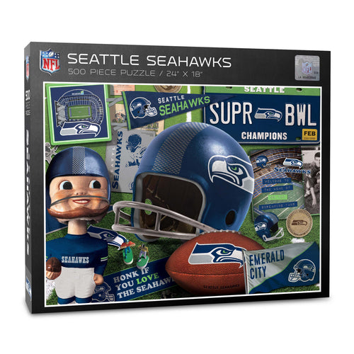 Seattle Seahawks Retro Series Puzzle