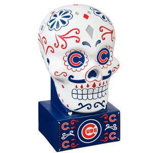 Chicago Cubs Sugar Skull Statue