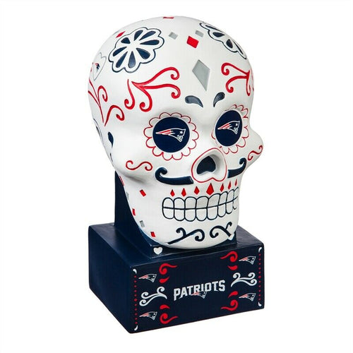 New England Patriots Sugar Skull