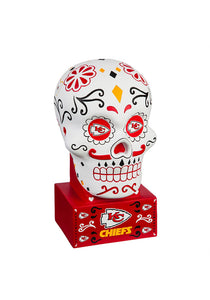Kansas City Chiefs Sugar Skull
