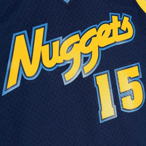 Mitchell & Ness Denver Nuggets NBA Swingman Road Carmelo Anthony Jersey  Light blue Yellow