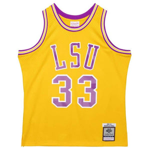 Shaquille O'Neal LSU Tigers Mitchell & Ness Gold 1990/91 Throwback Swingman Jersey
