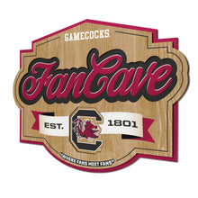 South Carolina Gamecocks 3D Fan Cave Wood Sign