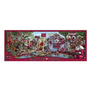 South Carolina Gamecocks Game Day At The Zoo 500 Piece Puzzle