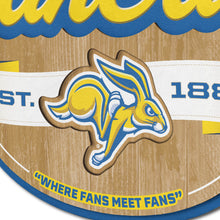 South Dakota State Jackrabbits 3D Fan Cave Wood Sign