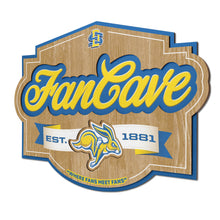 South Dakota State Jackrabbits 3D Fan Cave Wood Sign