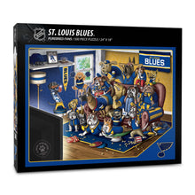 St. Louis Blues Purebred Fans 500 Piece Puzzle - "A Real Nailbiter"