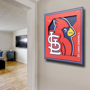 MLB St. Louis Cardinals 5-Layer Stadiumviews 3D Wall Art