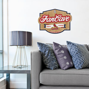 St. Louis Cardinals 3D Fan Cave Wood Sign