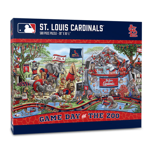 St. Louis Cardinals Game Day At The Zoo 500 Piece Puzzle