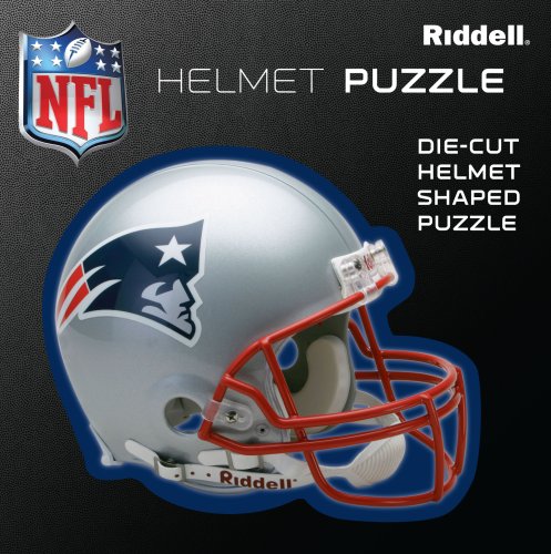 New England Patriots Die-Cut Football Helmet Shaped Puzzle
