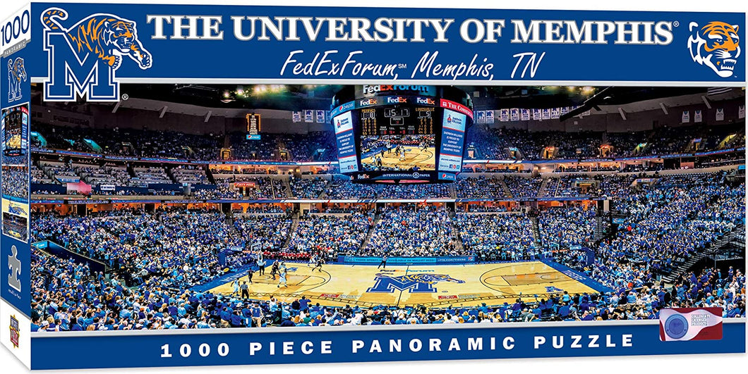 Memphis Tigers Basketball FedEx Forum  Panoramic Puzzle