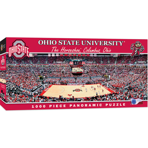Ohio State Buckeyes Basketball Panoramic Puzzle