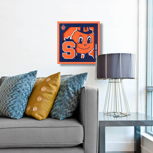 Syracuse Orange 3D Logo Series Wall Art - 12"x12"