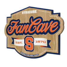 Syracuse Orange 3D Fan Cave Wood Sign