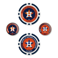 Houston Astros 2022 World Series Champions Ball Marker Set of Four