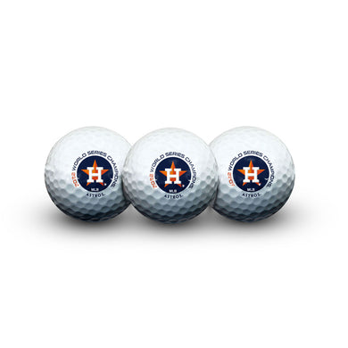 Houston Astros 2022 World Series Champions Golf Ball 3-Pack
