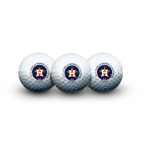 Houston Astros 2022 World Series Champions Golf Ball 3-Pack