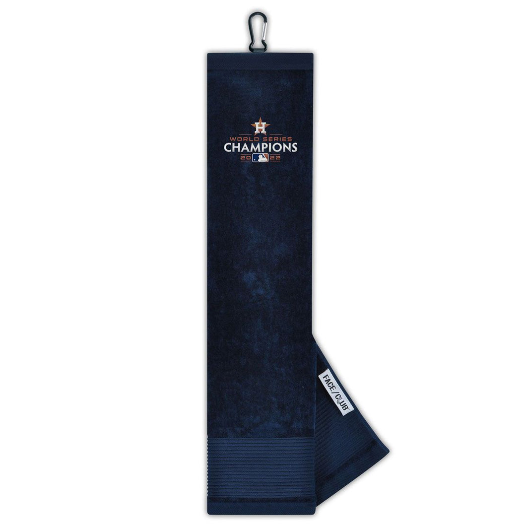 Houston Astros 2022 World Series Champions Face/Club Tri-Fold Embroidered Towel