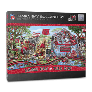 Tampa Bay Buccaneers Game Day At The Zoo 500 Piece Puzzle