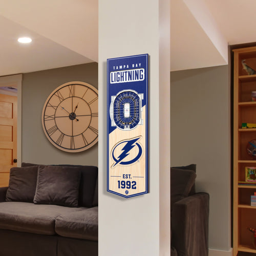 Tampa Bay Lightning Amalie Arena 3D Stadium Banner 