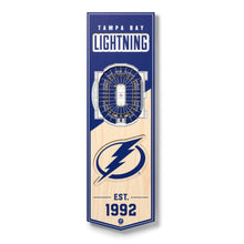 Tampa Bay Lightning Amalie Arena 3D Stadium Banner - 6"x19"