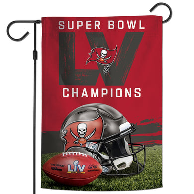 Tampa Bay Buccaneers Super Bowl LV Champions 2-Sided Garden Flag 