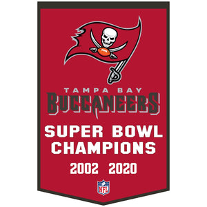 Tampa Bay Buccaneers Dynasty Champions Wool Banner