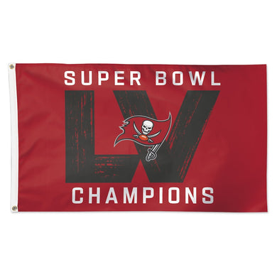 Tampa Bay Buccaneers Super Bowl LV Champions Deluxe Flag 