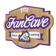 TCU Horned Frogs 3D Fan Cave Wood Sign