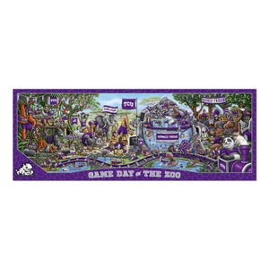 TCU Horned Frogs Game Day At The Zoo 500 Piece Puzzle