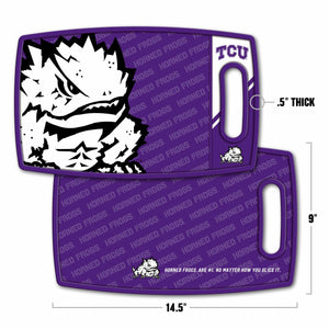 TCU Horned Frogs Logo Series Cutting Board