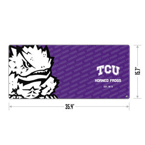 TCU Horned Frogs Logo Series Desk Pad
