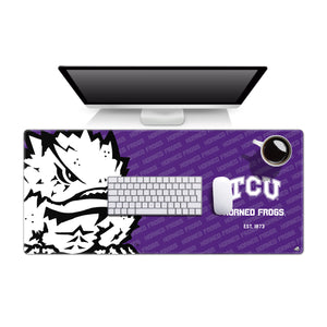 TCU Horned Frogs Logo Series Desk Pad