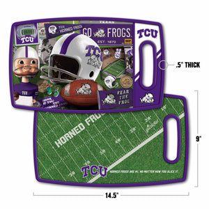 TCU Horned Frogs Retro Series Cutting Board